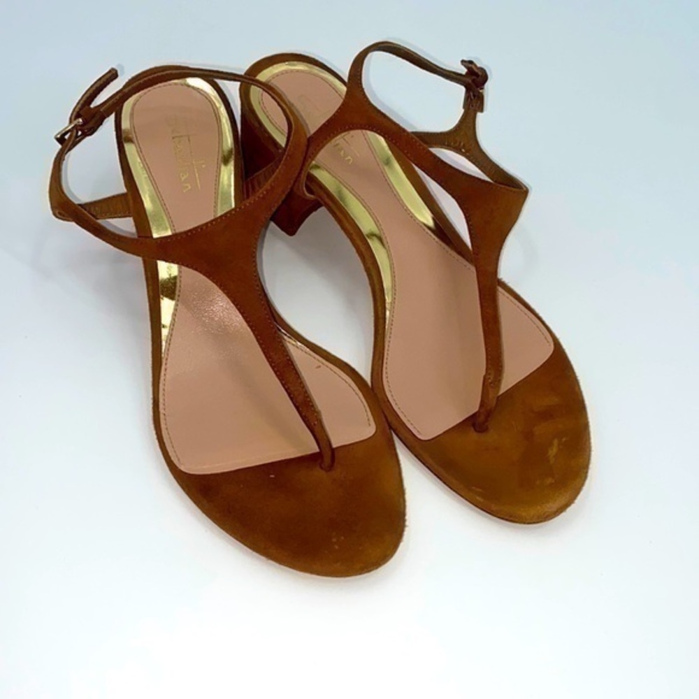UEC Sebastian Milano light brown thing heeled sandals no box size 36/ 6